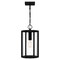 Quoizel Hazel 1-Light Earth Black Outdoor Hanging Lantern HAZ1909EK - alternate 1